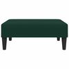vidaXL Footstool Dark green Velvet Compact Simple Footstool