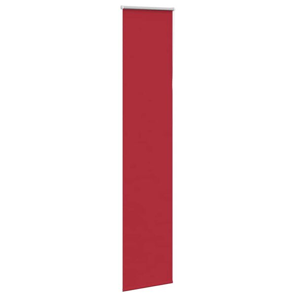vidaXL Roller Blind Red 100% polyester, Aluminium top rail 17.7 x 90.6 in