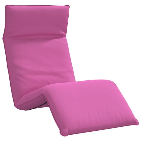 vidaXL Folding Sun lounger Pink 175x54x8,5 cm Oxford Fabric