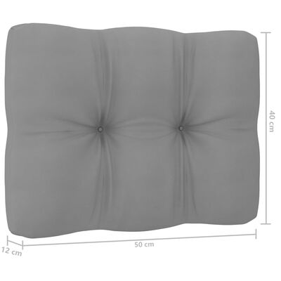 vidaXL 10 Piece Patio Lounge Set with Cushions Solid Wood Pine