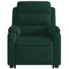 vidaXL Stand Up Massage Recliner Chair Dark Green