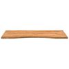 vidaXL Desk Top Light brown Solid oak wood 39.4 x 23.6 in Durable
