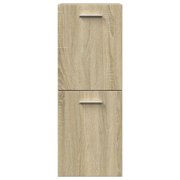 vidaXL Bathroom Cabinet Sonoma oak Engineered Wood Bathroom Cabinet