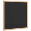 vidaXL Chalkboard with Solid Pine Wood Frame Black 15.7x15.7"