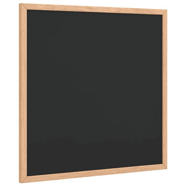 vidaXL Chalkboard with Solid Pine Wood Frame Black 15.7x15.7"