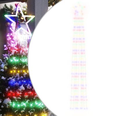 vidaXL Christmas Tree Light 320 LEDs Colorful 147.6"