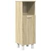 vidaXL Bathroom Furniture Set Sonoma oak Engineered wood Medium