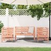 vidaXL Garden Lounge Set Natural Wood Solid Douglas wood Medium Durable