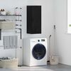 vidaXL Wall Mounted Cabinet Black Oak 13.58 x 13.39 x 35.43 in