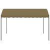 vidaXL Gazebo Taupe and Black Polyester fabric and steel frame Large