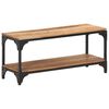 vidaXL Coffee Table Natural wood, Black