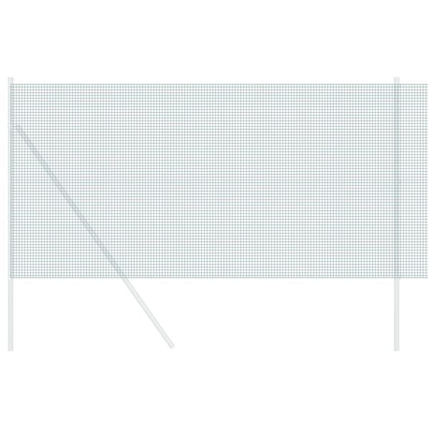 vidaXL Welded Wire Fence Green 1.2 x 25 m