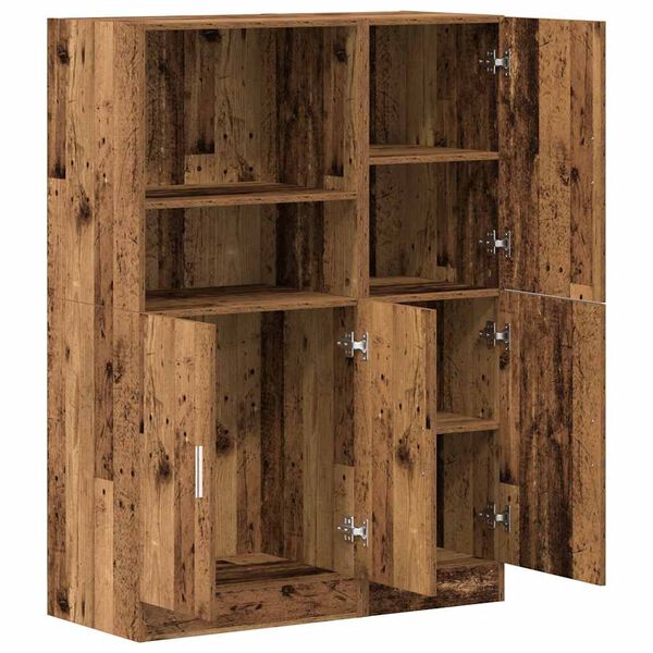 vidaXL Kitchen Cabinet Set Old wood Engineered wood Medium