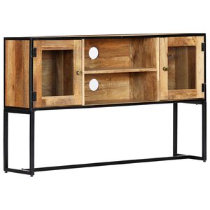 vidaXL TV Cabinet Varied Solid reclaimed wood, powder-coated steel