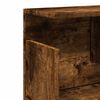 vidaXL Wall Cabinet Smoked Oak Engineered Wood Medium Wall Mounting