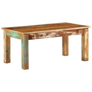 vidaXL Coffee Table Multicolour Reclaimed Wood Standard