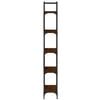 vidaXL Bookshelf Brown oak Engineered wood Tall Bookshelf Rectangular
