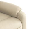 vidaXL Massage Recliner Chair Cream