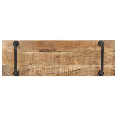 vidaXL Bench 43.3" Rough Mango Wood