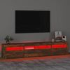 vidaXL TV Cabinet Smoked Oak Engineered wood Large TV Cabinet