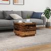 vidaXL Coffee Table Old wood Engineered wood 19.7x19.7x15.7 in