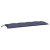 vidaXL Garden Bench Cushion Set of 2 Navy Blue