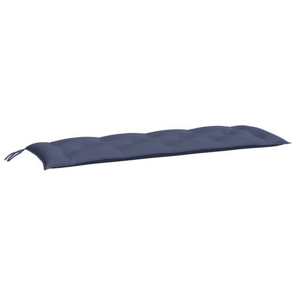 vidaXL Garden Bench Cushion Set of 2 Navy Blue
