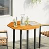 vidaXL Table Top Natural wood color Solid acacia wood 31.5 in Durable