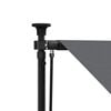 vidaXL Retractable Awning Anthracite Polyester with PU coating