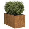 vidaXL Planter Rusty Weathering steel Large Decorative Inlays Planter