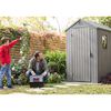 Keter Shed Grey Plastic Medium UV-resistant materials Garden Shed