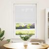 vidaXL Pleated Blind White 100% Polyester 27.6x39.4 in