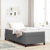 vidaXL Box Spring Bed Light Grey 39.37 x 78.74 in Velvet