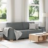 vidaXL 3-Seater Sofa Dark Grey 86.6"x30.7"x33.1" Fabric