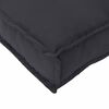 vidaXL Pallet Cushion for Seat / Backrest Black 120 x 60 x 12 cm