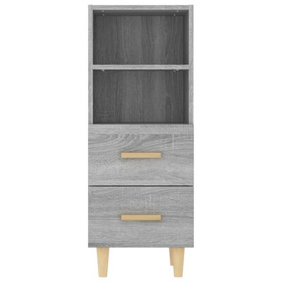 vidaXL Sideboard Gray Sonoma 13.6"x13.4"x35.4" Engineered Wood
