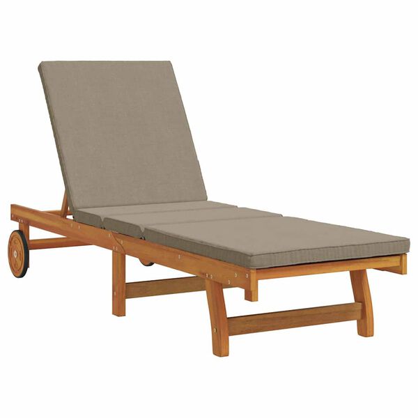 vidaXL Sun Lounger 3 pcs Brown 40 x 40 x 40cm Solid Acacia wood