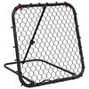 vidaXL Football Rebounder Adjustable Black 84x73x23.6 - 31.5 " Steel
