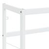 vidaXL Bathroom Sink Frame White Powder-coated iron Medium