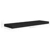 vidaXL Wall Shelf Black Honeycomb MDF, metal frame 31.5 x 9.3 x 1.5 in
