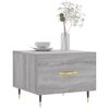 vidaXL Coffee Table Set of 2 Grey Sonoma Engineered wood, Iron Medium