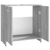 vidaXL Bathroom Cabinet Gray Sonoma 23.6"x13"x23.6" Engineered Wood