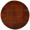 vidaXL Table Top Mixed Color Finish Solid reclaimed wood 19.7 in diameter