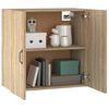 vidaXL Wall Cabinet Sonoma Oak 23.6"x12.2"x23.6" Engineered Wood