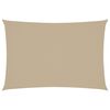 vidaXL Sunshade Sail Oxford Fabric Rectangular 9.8x16.4' Beige