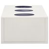 vidaXL Office Cabinet with Planter Box Light Gray 35.4"x15.7"x50.4" Steel