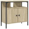 vidaXL Bathroom Sink Cabinet Sonoma oak Engineered wood Medium