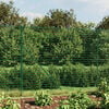 vidaXL Wire Mesh Fence with Spike Anchors Green 5.9x82.0'