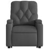 vidaXL Electric Stand Up Massage Recliner Chair Dark gray
