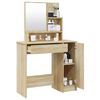 vidaXL Dressing Table Sonoma Oak Engineered Wood Standard Dressing Table